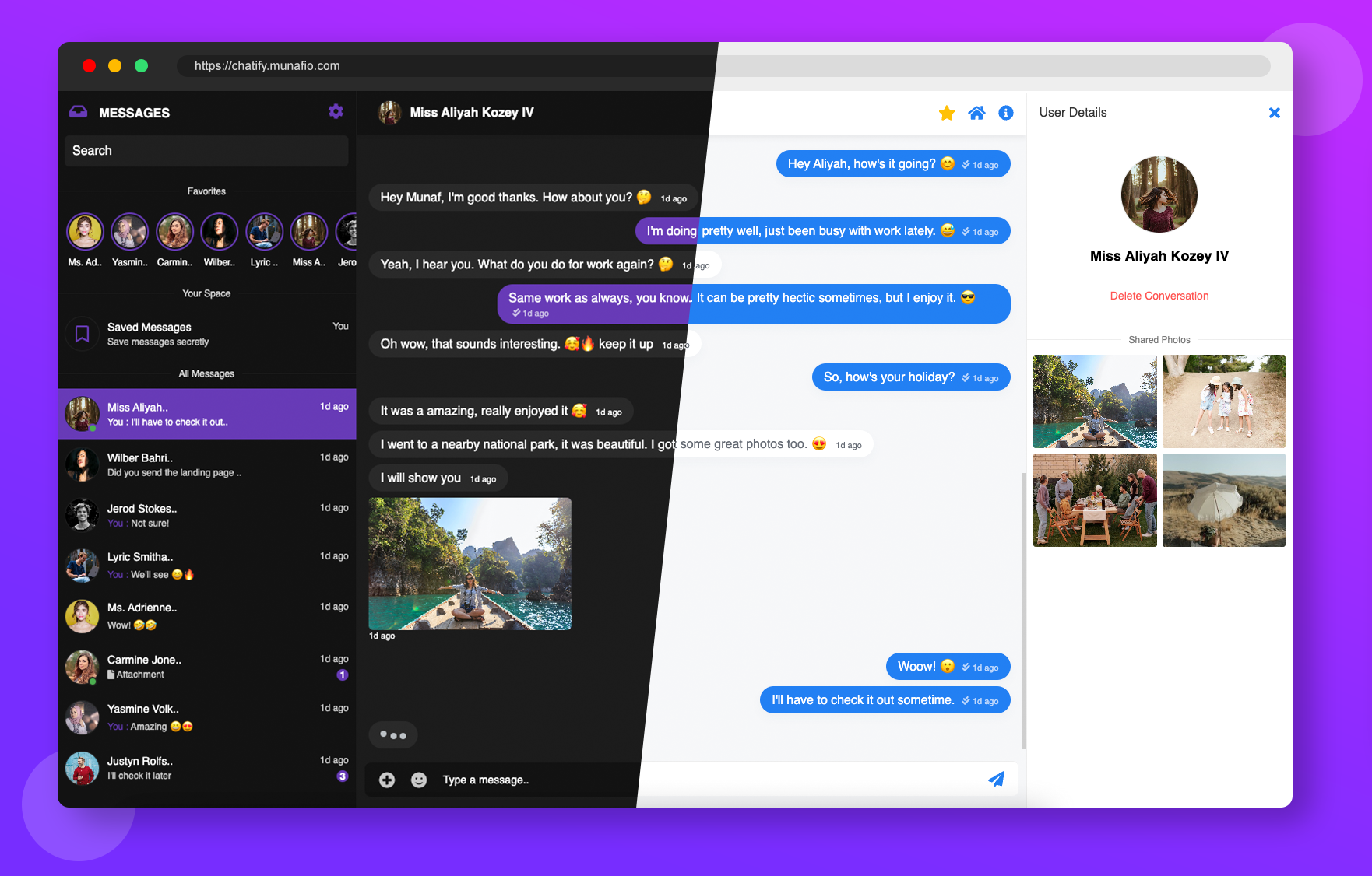 Screenshot Chat-App